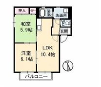 シャーメゾン八万 2番館の間取り画像