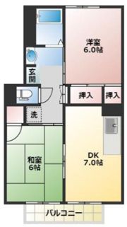 ドミール福田の間取り画像