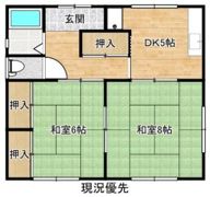 東朝日町店舗 2F(住居)の間取り画像