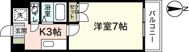 バオバブ白島の間取り画像