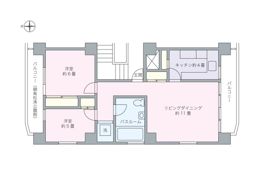 松涛ハウスの間取り画像