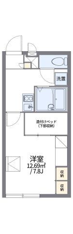 レオパレスCOME TRUEの間取り画像
