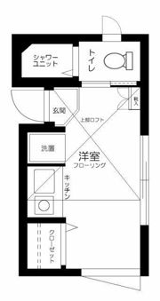 ファーストハウス北新宿の間取り画像