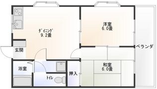 サンクレセントの間取り画像