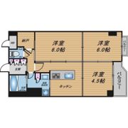 四ツ橋セントラルハイツの間取り画像