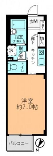 フォブール長楽寺の間取り画像