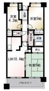 コンブリオⅡの間取り画像
