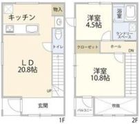 名古屋市千種区萱場2丁目住宅の間取り画像