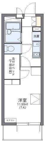 レオパレスアルカンシェルの間取り画像