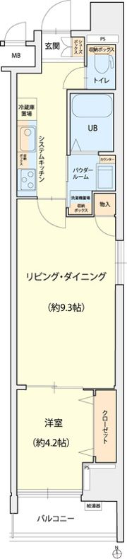 レオンコンフォート南堀江の間取り画像