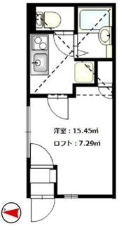 リーヴェルポート横浜山元町の間取り画像