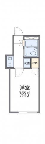 レオパレス緑町第2の間取り画像