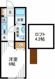 BLUE OCEAN上大岡の間取り画像