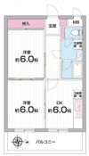 東府中マンションの間取り画像