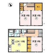 豊岡I貸家の間取り画像