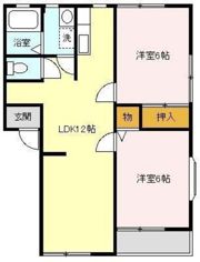グレース松崎 Fの間取り画像