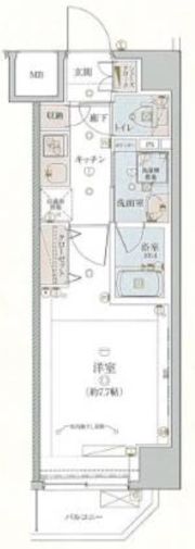 リヴシティ両国四番館の間取り画像