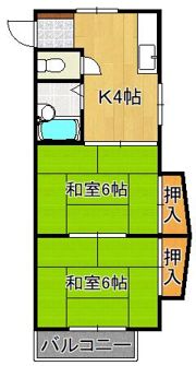 シャトレ境川の間取り画像