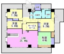 アーバンビュー皆実町弐番館の間取り画像