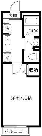 エルメゾン竹の塚の間取り画像