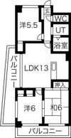 ヒルトップ井上の間取り画像
