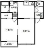 代栄パレスNo.18の間取り画像