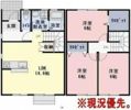 丸山様戸建賃貸住宅A棟の間取り画像