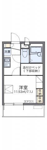 レオパレス春美Ⅱの間取り画像