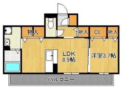 ソレール ヴィラII D棟の間取り画像