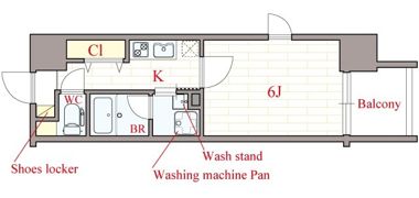 alex Kitahorie(アレックスキタホリエ)の間取り画像