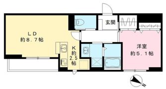 Blan cube 戸越公園の間取り画像