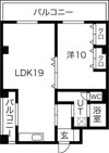 三恵グランドハイツの間取り画像