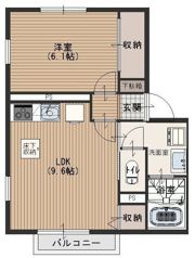 アーバンライフ南台Bの間取り画像