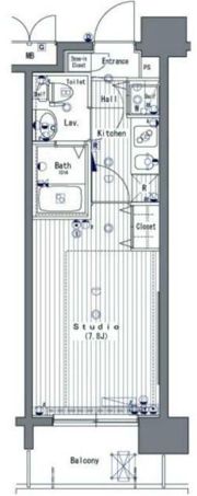 グランドガーラ代田橋の間取り画像