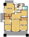 ニューサンリバー12番館の間取り画像
