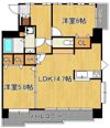 ニューサンリバー12番館の間取り画像