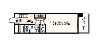 ウィンディア楽々園の間取り画像