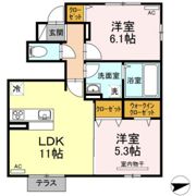 シャルム B棟の間取り画像