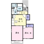 シャン バティ－ルBの間取り画像