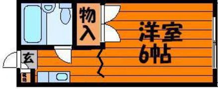 梓コーポの間取り画像