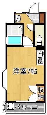 オリエンタル折尾駅の間取り画像