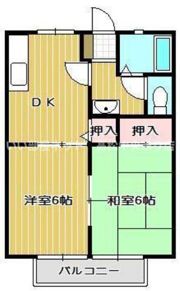 ニューコーポラス香川の間取り画像