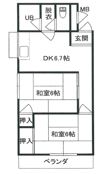 橋本マンション堂山の間取り画像