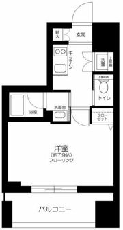 メイクスデザイン新宿の間取り画像