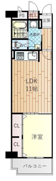 ローレルハイツ北天満2号棟の間取り画像