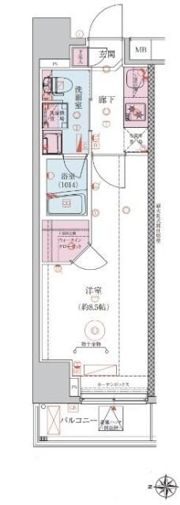 ベルシード中板橋Ⅱの間取り画像