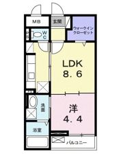 パストラール ガーデンの間取り画像