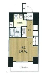 プレール・ドゥーク西横浜の間取り画像