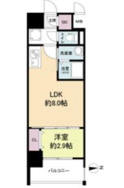 プライムアーバン南森町の間取り画像