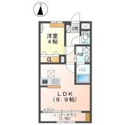 仮）土浦市下高津新築アパートの間取り画像